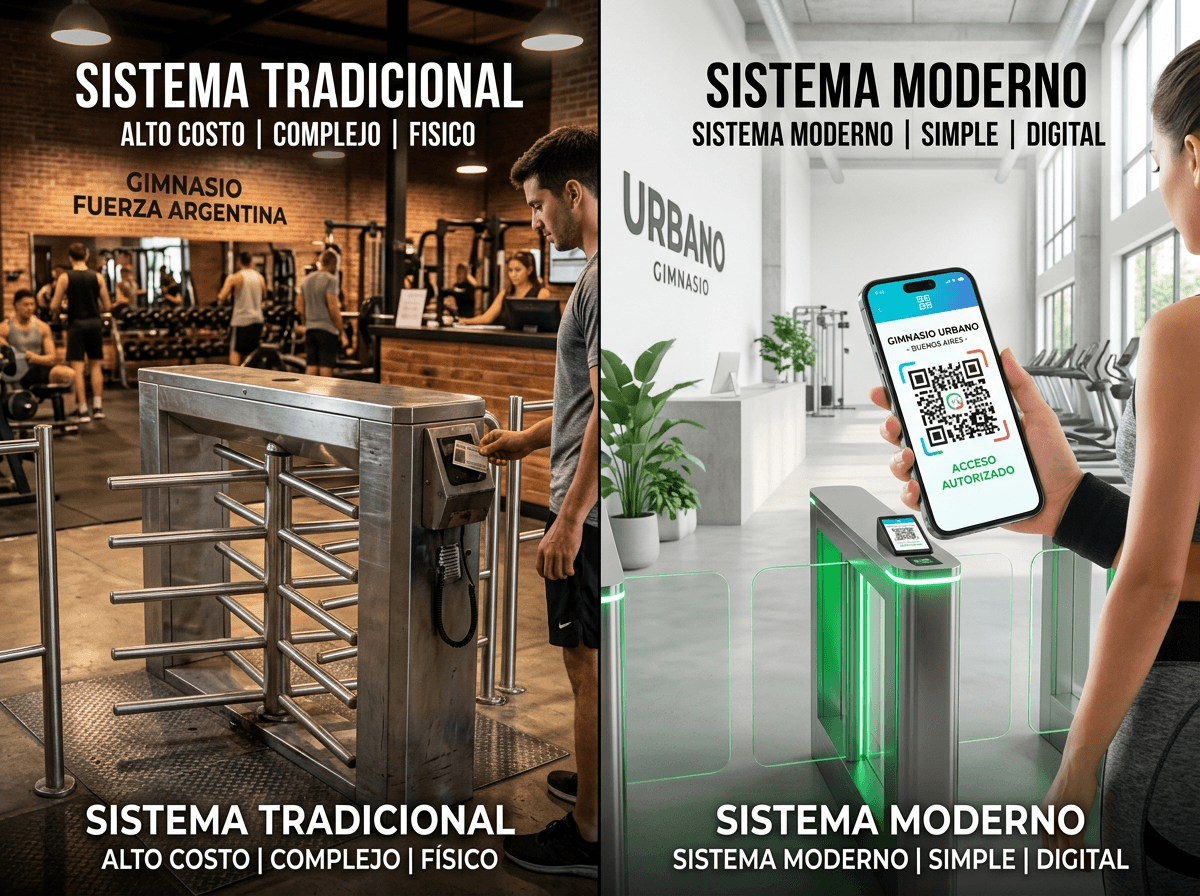 Control de acceso QR vs. torniquetes: ¿qué conviene más?