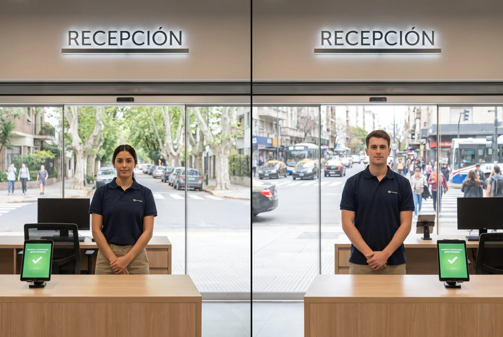 Dos sedes de una misma cadena de gimnasios con la operación estandarizada
